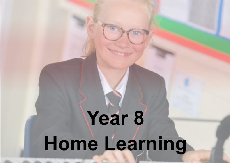 Image of Year 8 Home Learning